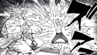 Kinji Hakari during the unkillable mode as seen in the manga (Image via Shueisha)